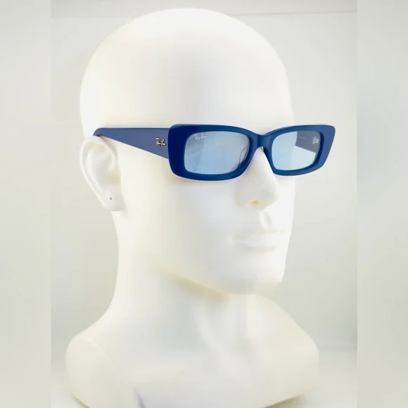 Ray-Ban Sunglasses RB4425 Teru Bio Based Polished Electric Blue Light blue Lens - Picture 2 of 14